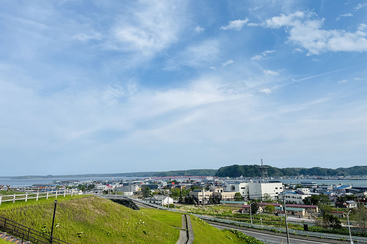 道の駅厚岸からの景色