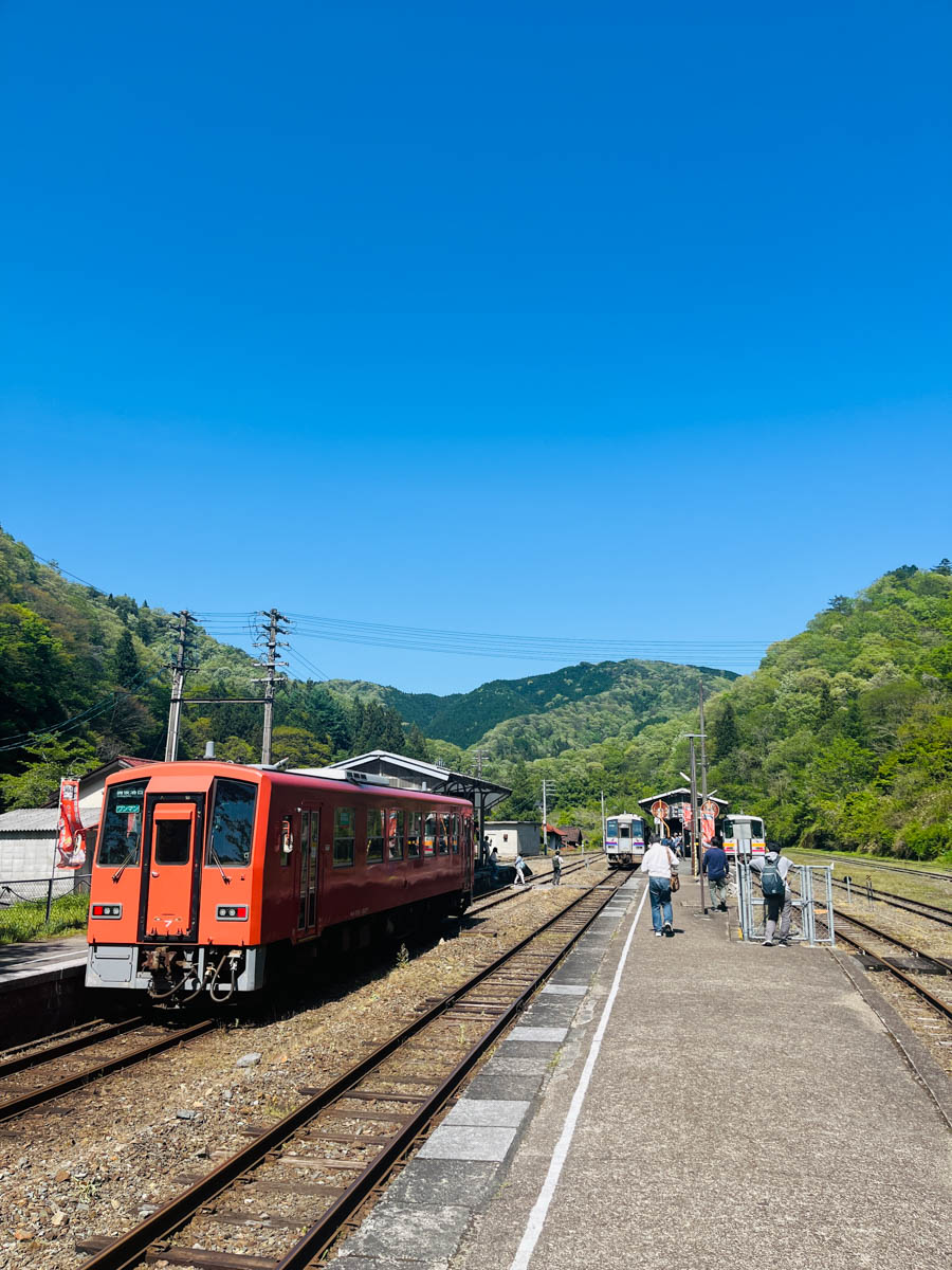 備後落合駅のラッシュアワーその２