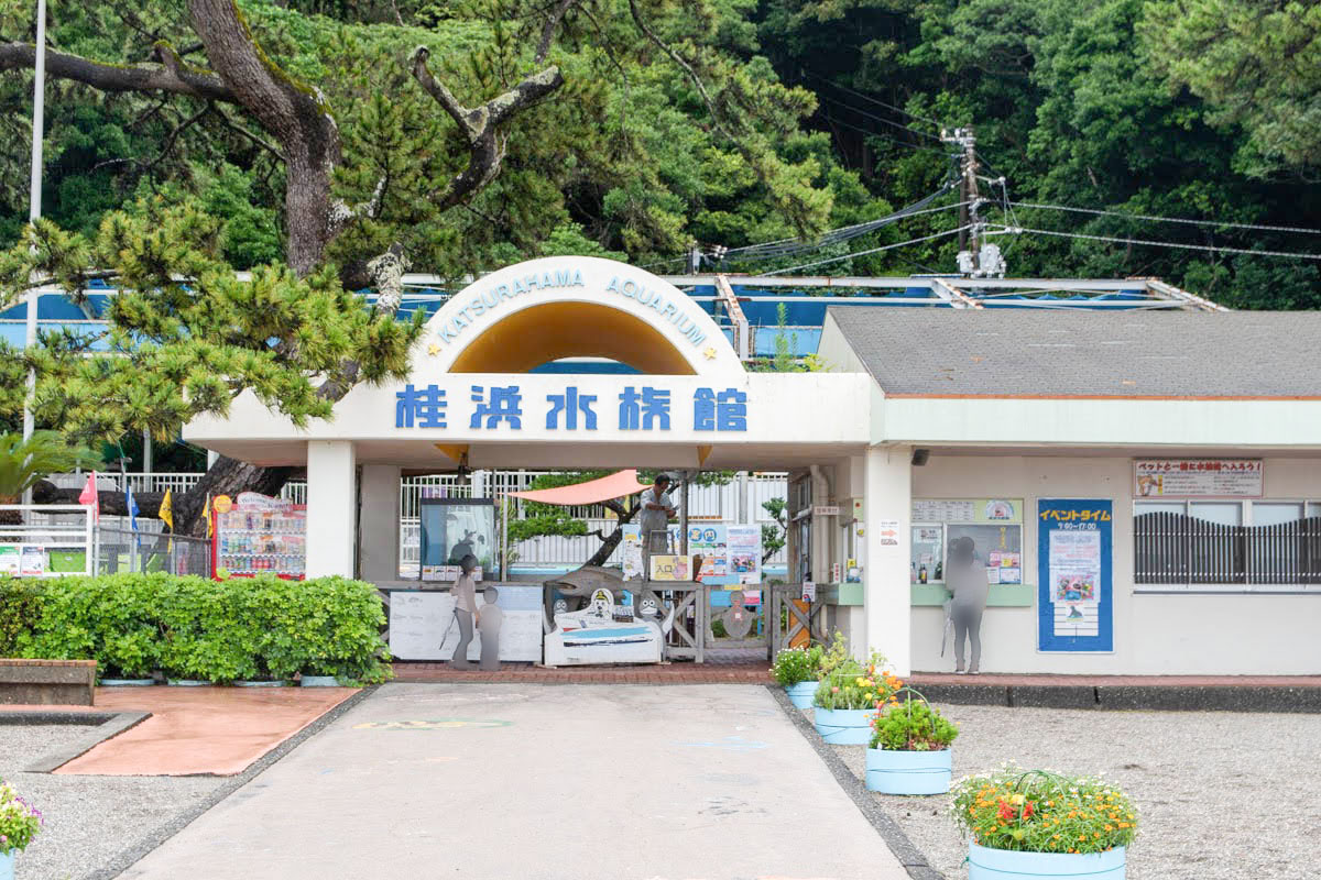 桂浜水族館のエントランス